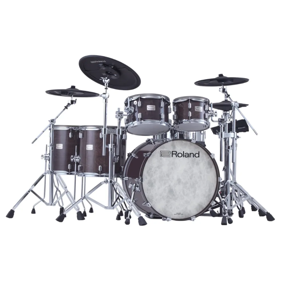 Roland VAD716GES VAD Kit Gloss Ebony with DW 3000 Series Hardware