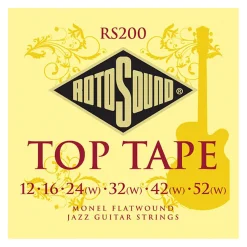 Rotosound RS200 - Monel Flatwound Jazz 12-52 Guitar Strings