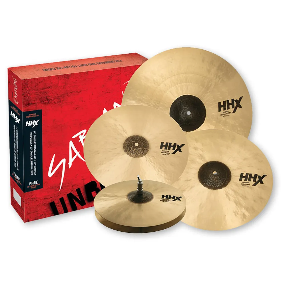 Sabian HHX Complex Promotional Cymbal Pack - 14" 16" 18" 20"