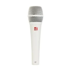 sE Electronics V7 Supercardioid Dynamic Handheld Vocal Microphone - White