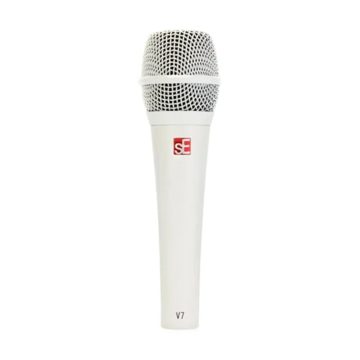 sE Electronics V7 Supercardioid Dynamic Handheld Vocal Microphone - White