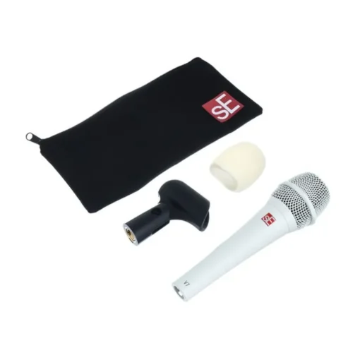 sE Electronics V7 Supercardioid Dynamic Handheld Vocal Microphone - White