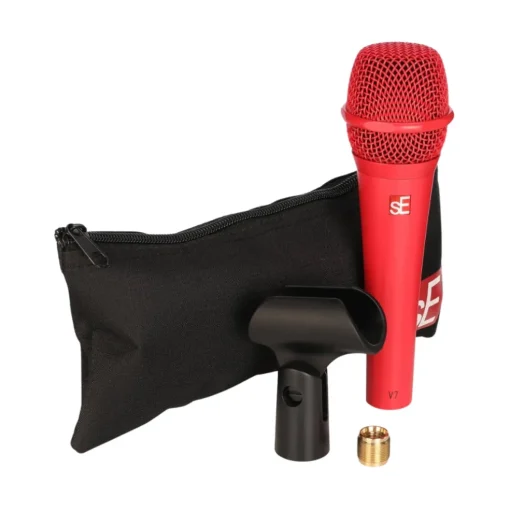 sE Electronics V7 Supercardioid Dynamic Handheld Vocal Microphone - Red