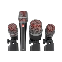 sE V PACK VENUE Drum Microphone Pack (V KICK / 2 x V BEAT / 2 x V CLAMP / V7 X in Flight Case)