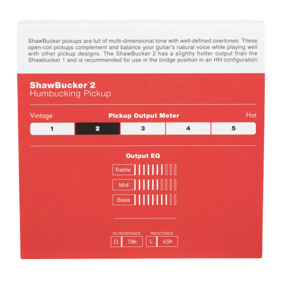 ShawBucker™ 2 Pickup, Zebra