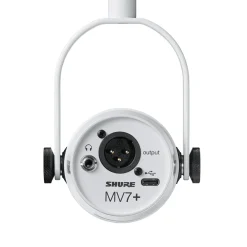 Shure Motiv MV7+ Podcast Microphone White