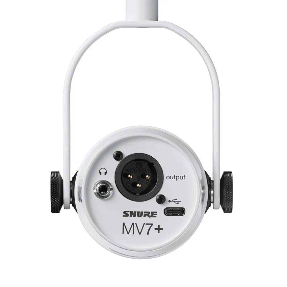 Shure Motiv MV7+ Podcast Microphone White
