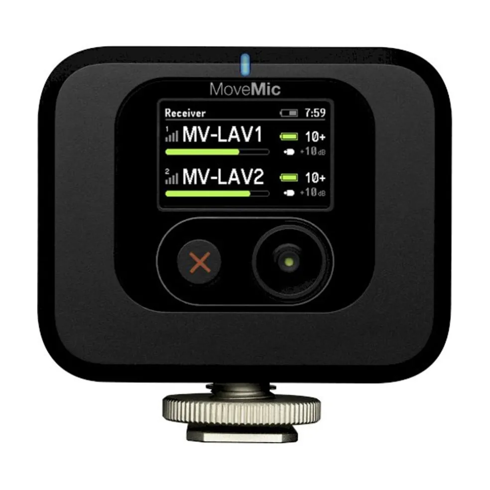 Shure MoveMic Receiver with USB-C Cable and 3.5mm Cable