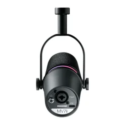 Shure MV7i Smart Microphone and Onboard Audio Interface