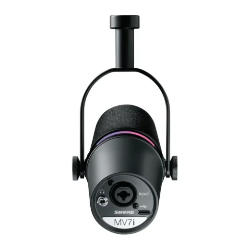 Shure MV7i Smart Microphone and Onboard Audio Interface