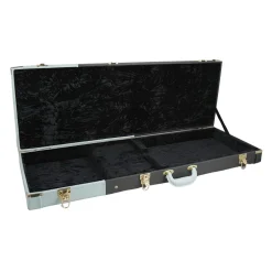 Sky 2 Tone Electric Guitar Hard Case - Black & Blue w/ Black Interior