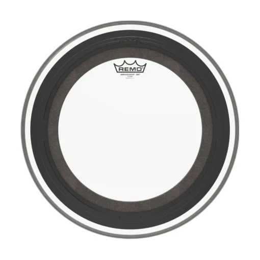 SMT Ambassador Clear 16" Bass Drum. Includes 21⁄2" Falam Patch