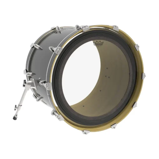 SMT Ambassador Clear 16" Bass Drum. Includes 21⁄2" Falam Patch