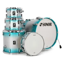 Sonor AQ2 Series Stage 5-Piece Drum Kit With Hardware - Aqua Silver Burst