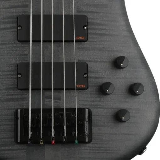 Spector Euro 5 LX Bass Guitar - Transparent Black