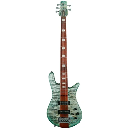 Spector Euro 5 Roasted Bass Guitar - Turquoise Tide
