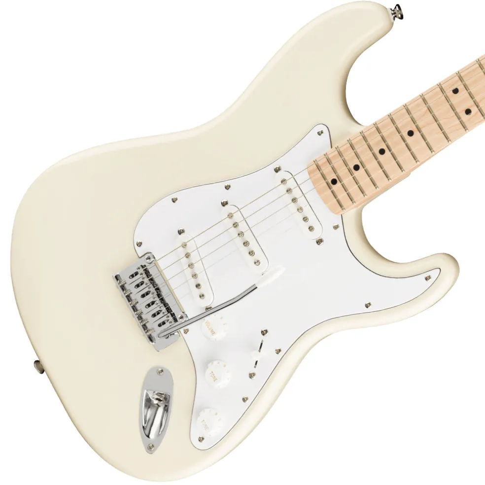 Squier - Affinity Series™ Stratocaster®, Maple Fingerboard, White Pickguard, Olympic White