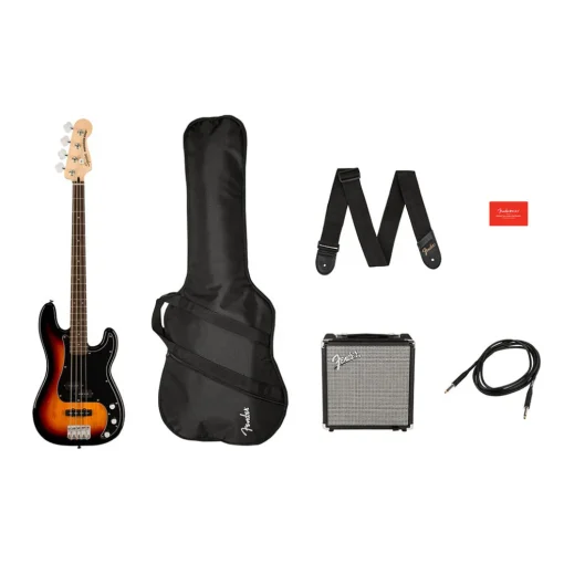 Squier Affinity Series Precision Bass PJ Pack 3 Color Sunburst