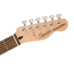 Squier Affinity Series Telecaster SH Flame Maple Top and Laurel Fingerboard with White Pickguard - Crimson Red Transparent