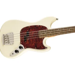 Squier Classic Vibe 60's Mustang Bass - Olympic White - Laurel