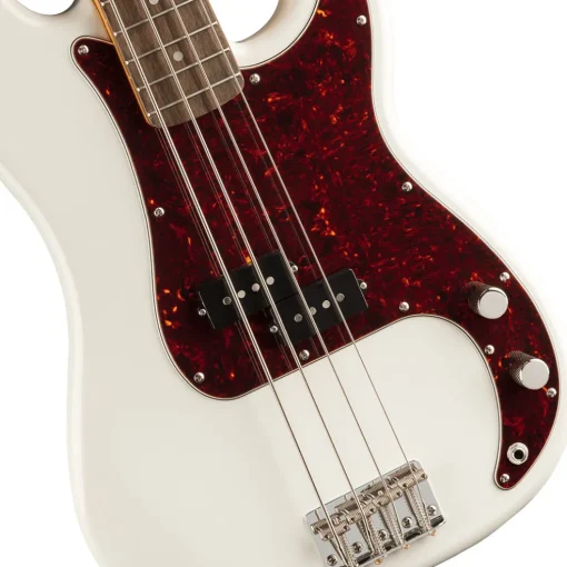 Squier Classic Vibe 60s Precision Bass - Olympic White - Laurel Fretboard