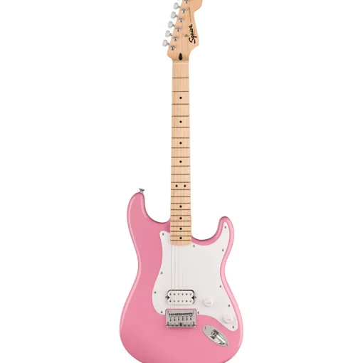Squier Sonic™ Stratocaster® HT H - Maple Fingerboard - White Pickguard - Flash Pink