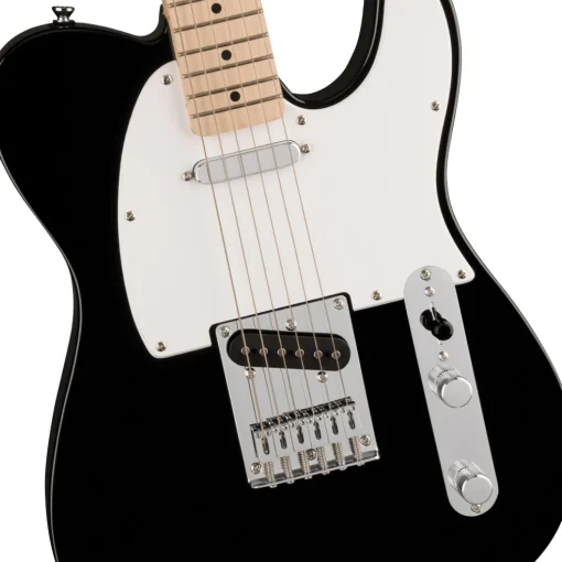 Squier Sonic™ Telecaster®, Maple Fingerboard, White Pickguard, Black