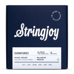 Stringjoy Signatures | Balanced Medium Gauge (11-50) Nickel Wound Electric Guitar Strings