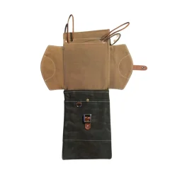 Tackle Compact Waxed Canvas Stick Bag - Brown