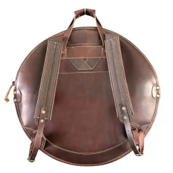 Tackle 22" Leather Cymbal Bag - Brown