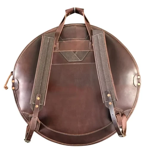 Tackle 22" Leather Cymbal Bag - Brown