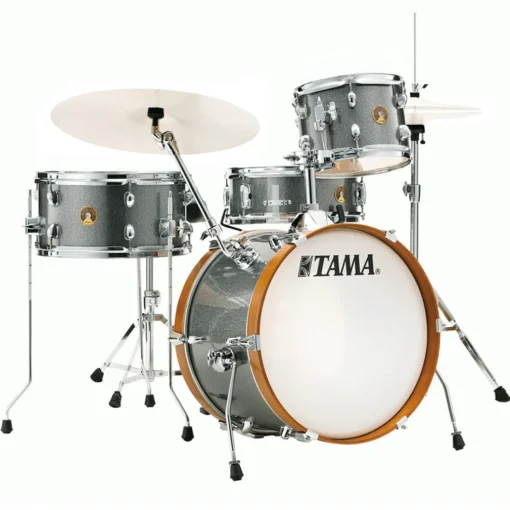 Tama Club-JAM 4-Piece Complete Kit with 18" Bass Drum and Hardware - Galaxy Silver