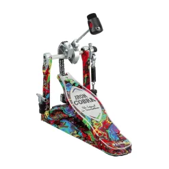 Tama HP900PM 50th Anniversary Limited Edition Iron Cobra Power Glide Single Pedal - Marble Psychedelic Rainbow