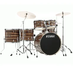 Tama IP62H6W Imperialstar 6-Piece Complete Kit With 22" Bass Drum - Coffee Teak Wrap