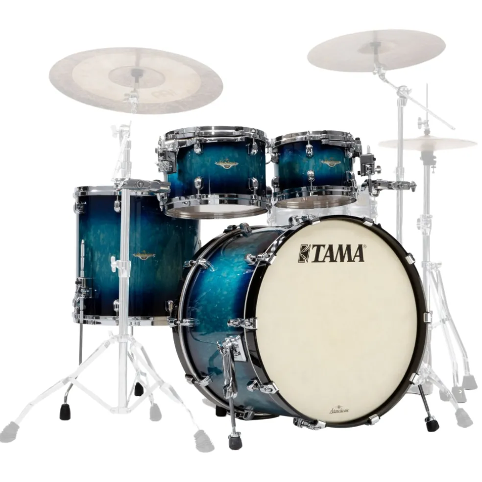 Tama MA42TZBNS Starclassic Maple 4-Piece Shell Kit - Molten Electric Blue Burst