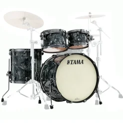 Tama MR42TZBNS Starclassic 4-Piece Maple Shell Kit - Charcoal Swirl