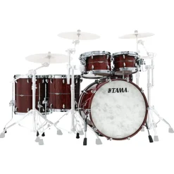 Tama TH52CZSS Star Mahogany 5-Piece Shell P:ack with 22" Bass Drum - Natural Waterfall Sapele