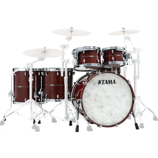 Tama TH52CZSS Star Mahogany 5-Piece Shell P:ack with 22" Bass Drum - Natural Waterfall Sapele