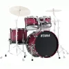 Tama WBS42S Starclassic Walnut/Birch 4-Piece Shell Pack with 22" Bass Drum - Molten Dark Raspberry Fade