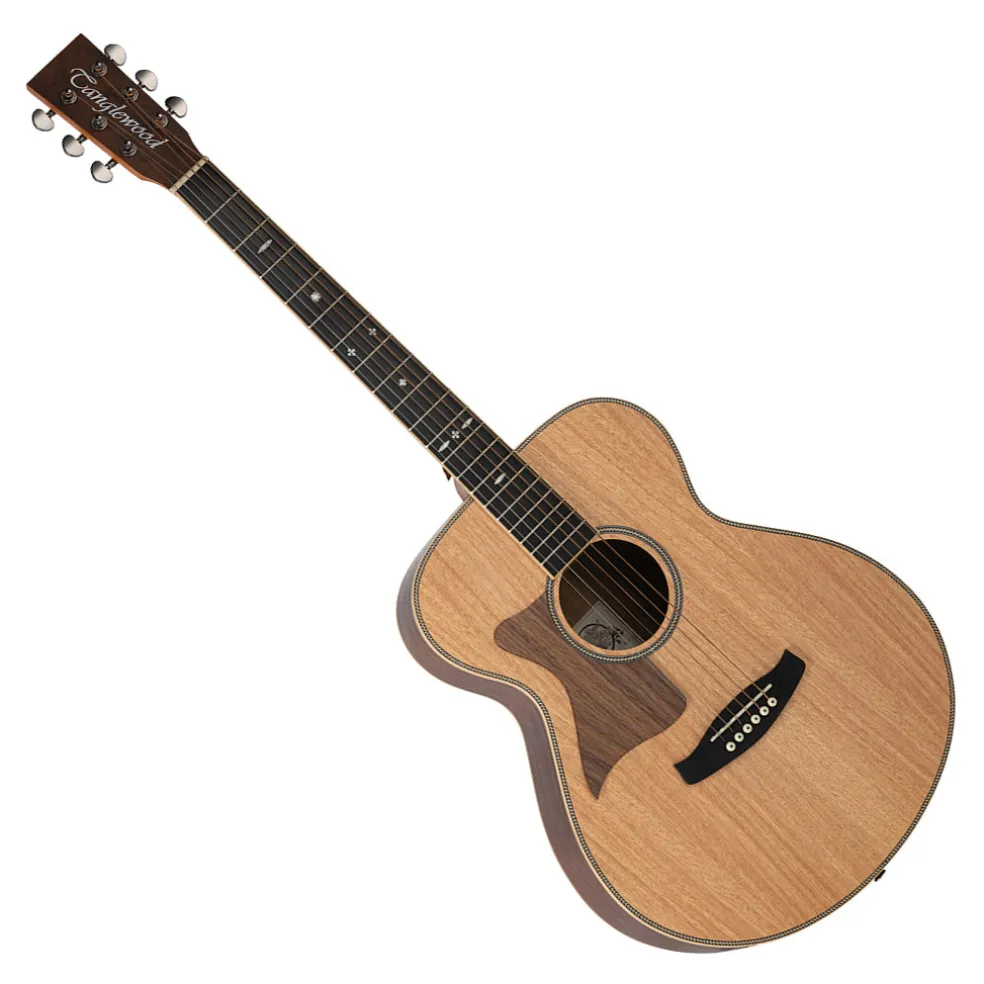 Tanglewood TRU3-HR-LH Reunion Pro Solid Australian Red Cedar Top Folk with Hawaiian Rain Wood Back and Sides Left Handed