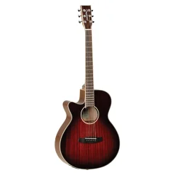 Tanglewood Winterleaf Superfolk C/E Left Handed - Antique Vintage Burst Gloss