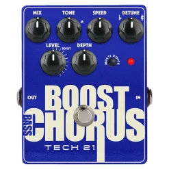 TECH 21 Boost Fuzz Chorus Bass Analog Chorus Emulator