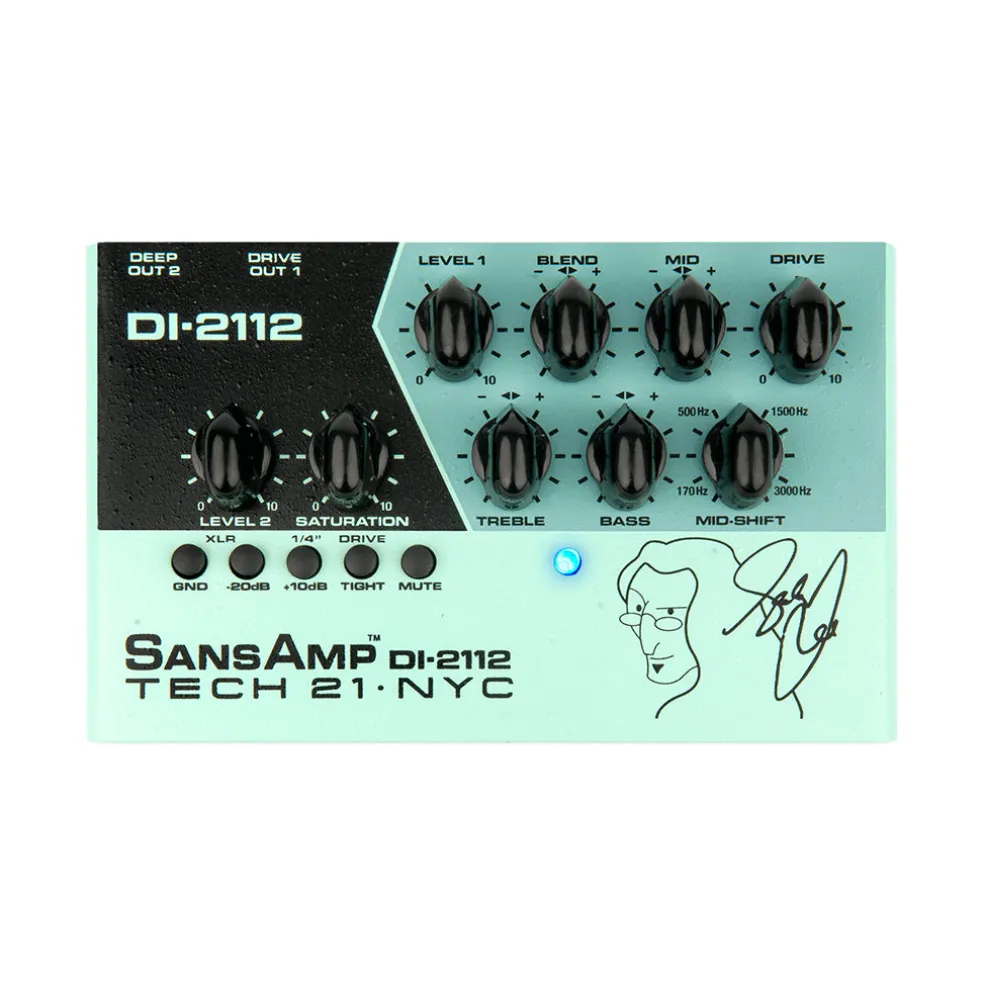 Tech 21 Geddy Lee DI-2112 Signature SansAmp Preamp Pedal