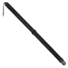 UXL 50mm Black Cotton Guitar Strap with Leather Tabs