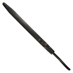 UXL 65mm Black Real Leather Strap