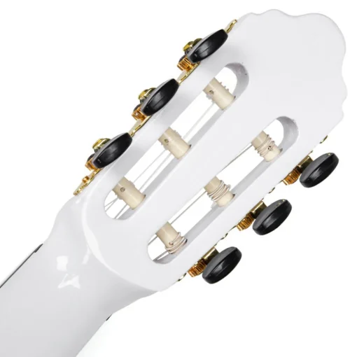 Valencia 100 Series 4/4 Classical Guitar - White