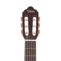Valencia 200 Series 1/2 Size Classical Guitar, Transparent Wine Red