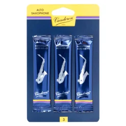 Vandoren Traditional Alto Sax Reeds - Size 2.5 - 3 pack