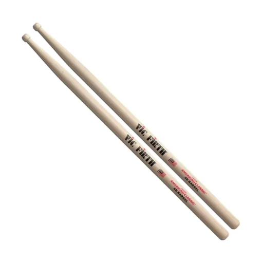 Vic Firth American Classic Drumsticks Barrel Tip - 5B - Barrel Tip