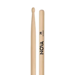 Vic Firth Nova Hickory Drumsticks - 2B - Wood Tip